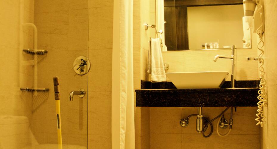Double Bed AC Private Room with Ensuite Bathroom at Stops Delhi, New Delhi 3